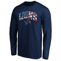 Banner Wave Long Sleeve T-Shirt - Detroit Lions