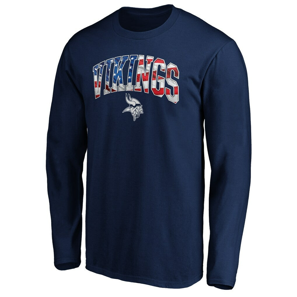 Banner Wave Long Sleeve T-Shirt - Minnesota Vikings