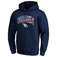 Banner Wave Fitted Pullover Hoodie - Arizona Cardinals