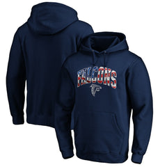 Banner Wave Fitted Pullover Hoodie - Atlanta Falcons