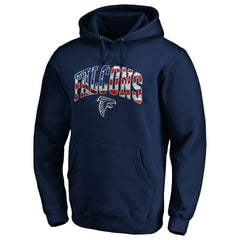 Banner Wave Fitted Pullover Hoodie - Atlanta Falcons
