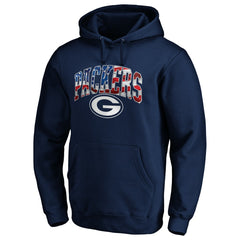 Banner Wave Fitted Pullover Hoodie - Green Bay Packers