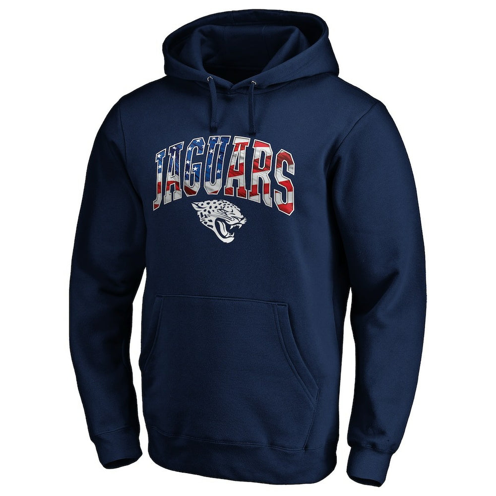 Banner Wave Fitted Pullover Hoodie - Jacksonville Jaguars