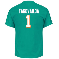 Tua Tagovailoa  Big & Tall Player Name & Number T-Shirt - Miami Dolphins