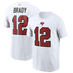Tom Brady  Name & Number T-Shirt - Tampa Bay Buccaneers