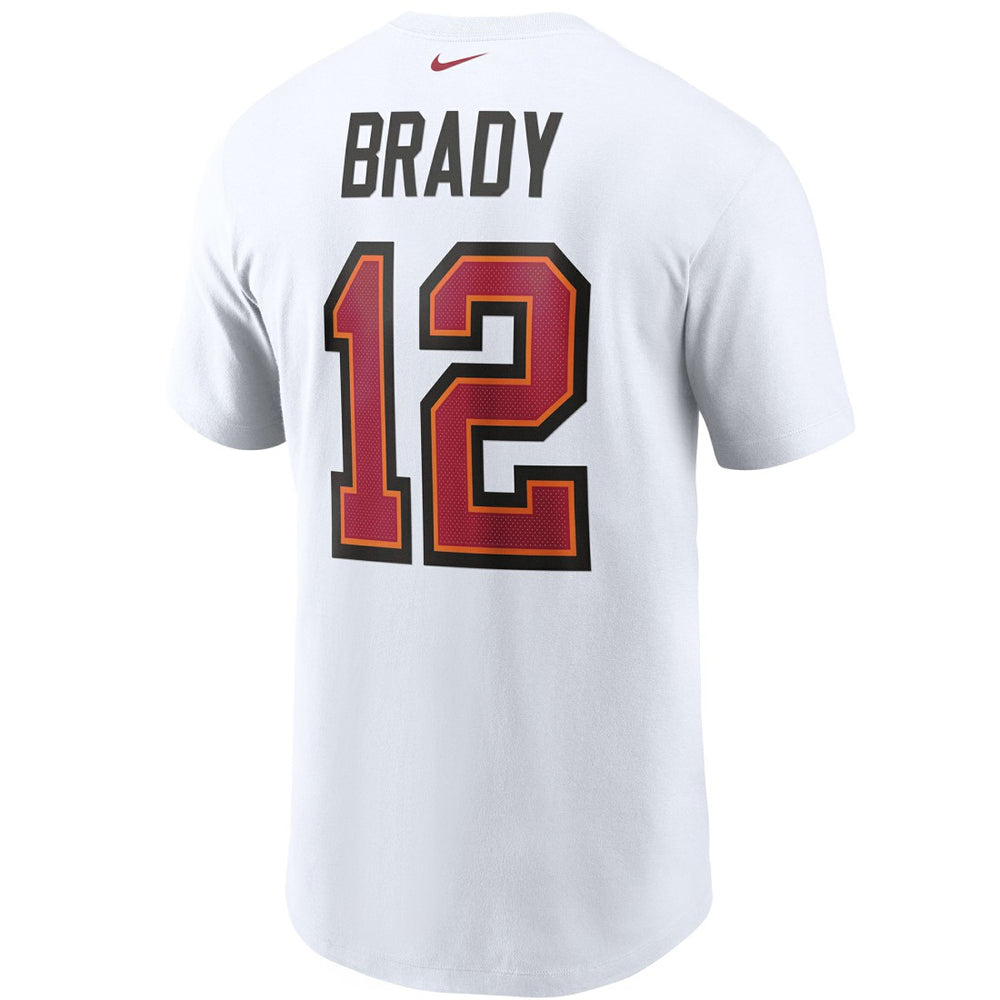 Tom Brady  Name & Number T-Shirt - Tampa Bay Buccaneers
