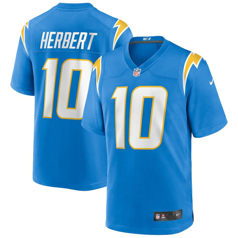 Justin Herbert  Player Game Jersey - Los Angeles Chargers