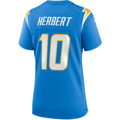 Justin Herbert  Women's Player Game Jersey - Los Angeles Chargers