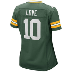 Jordan Love  Women's Game Jersey - Green Bay Packers
