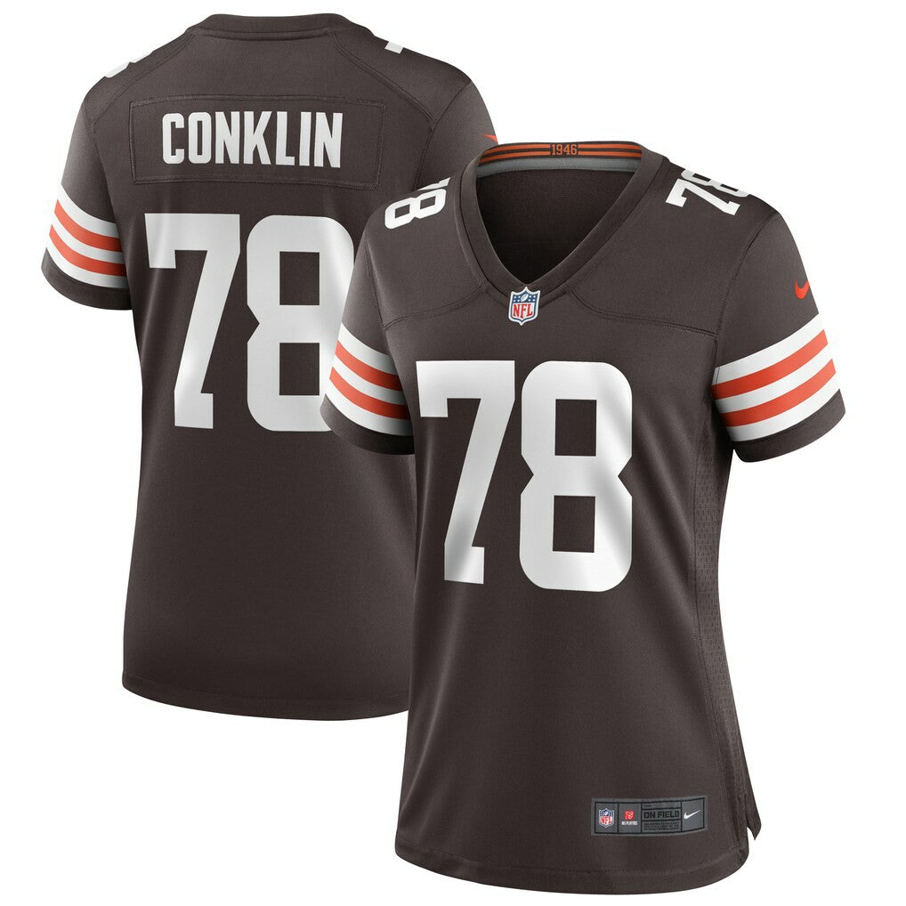 Jack Conklin  Women's Player Game Jersey - Cleveland Browns