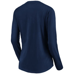 NBA Denver Nuggets Women's Banner Wave V-Neck Long Sleeve T-Shirt sale