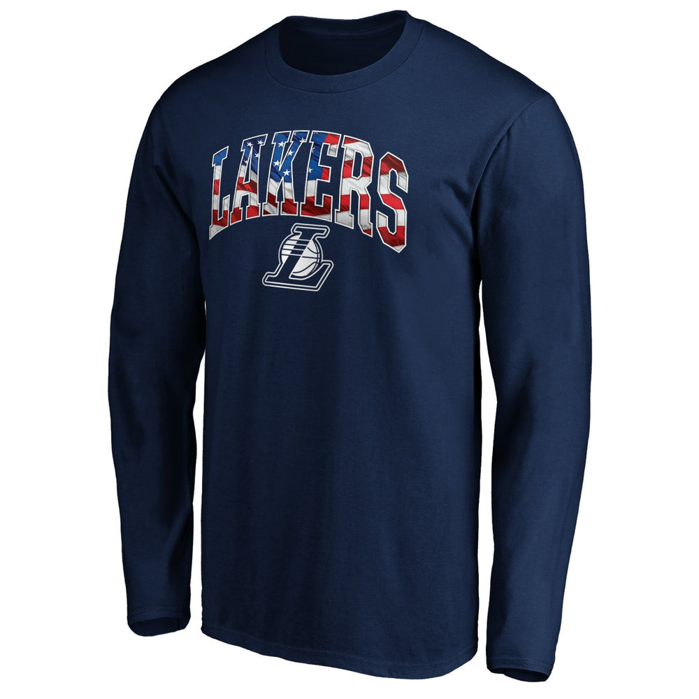 NBA Los Angeles Lakers Banner Wave Long Sleeve T-Shirt