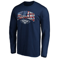 NBA New Orleans Pelicans Banner Wave Long Sleeve T-Shirt