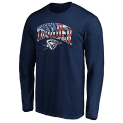 NBA Oklahoma City Thunder Banner Wave Long Sleeve T-Shirt