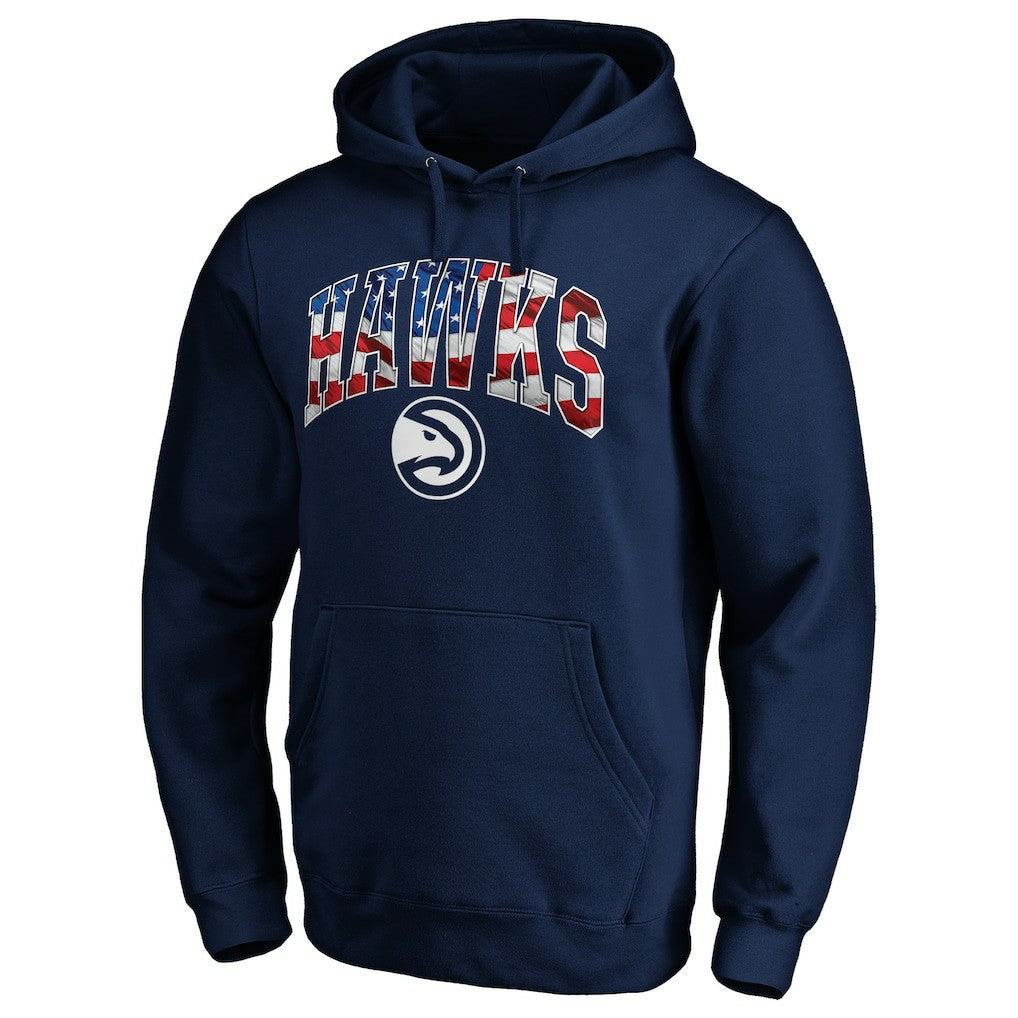NBA Atlanta Hawks Banner Wave Pullover Hoodie