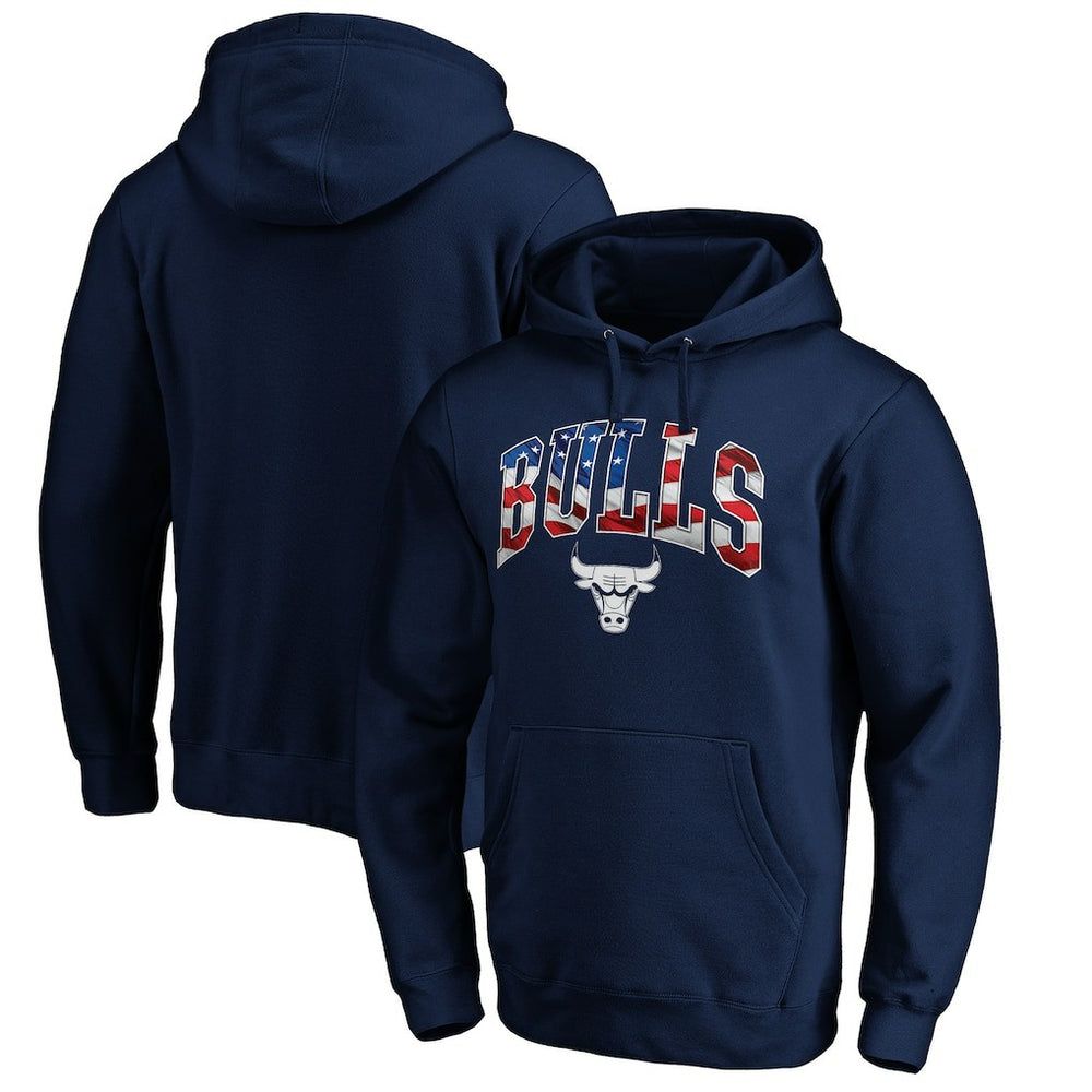 NBA Chicago Bulls Banner Wave Pullover Hoodie