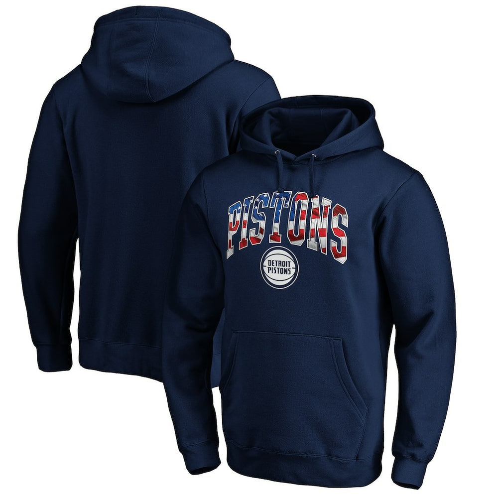 NBA Detroit Pistons Banner Wave Pullover Hoodie sale