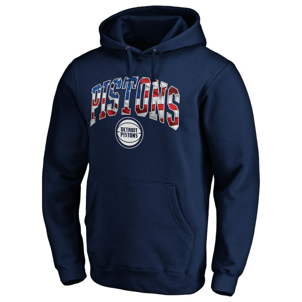 NBA Detroit Pistons Banner Wave Pullover Hoodie sale