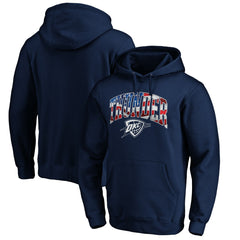 NBA Oklahoma City Thunder Banner Wave Pullover Hoodie