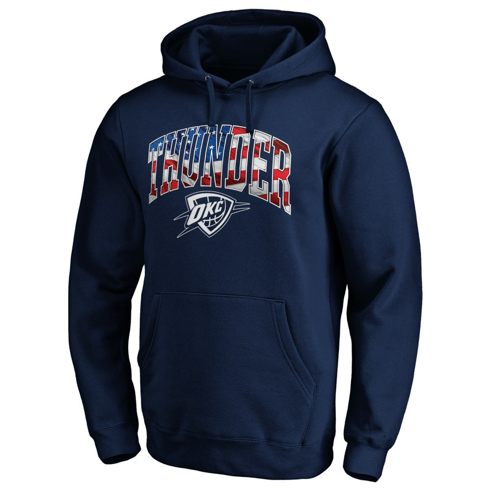 NBA Oklahoma City Thunder Banner Wave Pullover Hoodie