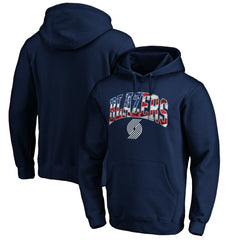 NBA Portland Trail Blazers Banner Wave Pullover Hoodie