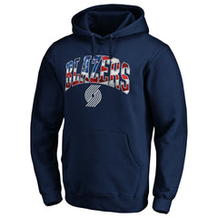 NBA Portland Trail Blazers Banner Wave Pullover Hoodie
