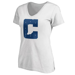 Women's Secondary Logo V-Neck T-Shirt - Indianapolis Colts