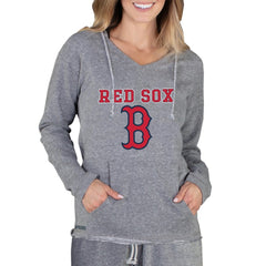 MLB Boston Red Sox Concepts Sport Women's Mainstream Terry Long Sleeve Hoodie Top