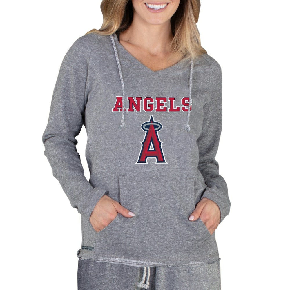 MLB Los Angeles Angels Concepts Sport Women's Mainstream Terry Long Sleeve Hoodie Top