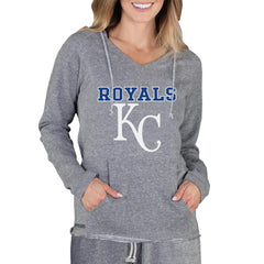 MLB Kansas City Royals Concepts Sport Women's Mainstream Terry Long Sleeve Hoodie Top