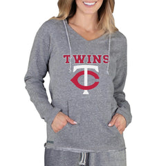 MLB Minnesota Twins Concepts Sport Women's Mainstream Terry Long Sleeve Hoodie Top