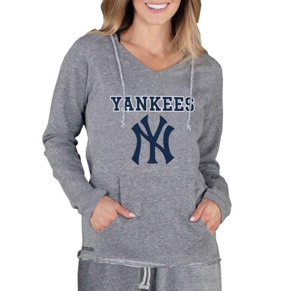 MLB New York Yankees Concepts Sport Women's Mainstream Terry Long Sleeve Hoodie Top