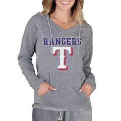MLB Texas Rangers Concepts Sport Women's Mainstream Terry Long Sleeve Hoodie Top