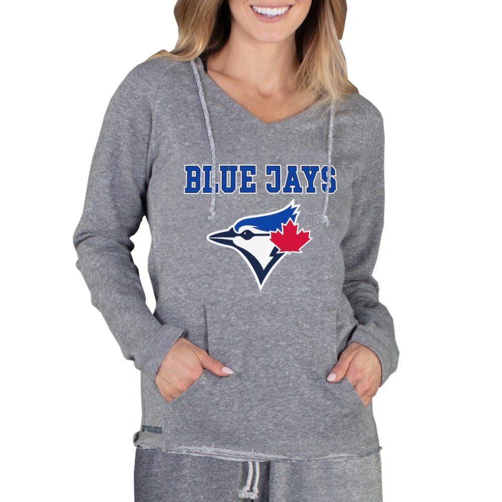 MLB Toronto Blue Jays Concepts Sport Women's Mainstream Terry Long Sleeve Hoodie Top