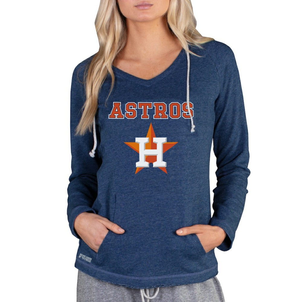 MLB Houston Astros Concepts Sport Women's Mainstream Terry Long Sleeve Hoodie Top