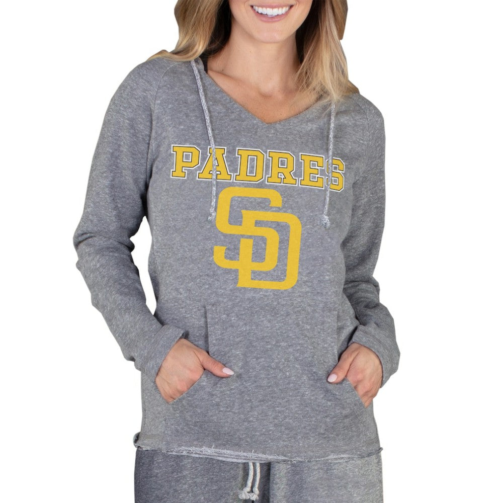 MLB San Diego Padres Concepts Sport Women's Mainstream Terry Long Sleeve Hoodie Top