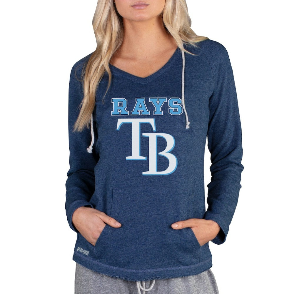 MLB Tampa Bay Rays Concepts Sport Women's Mainstream Terry Long Sleeve Hoodie Top