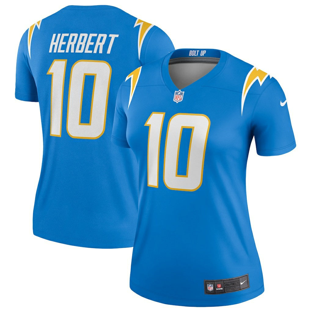 Justin Herbert  Women's Legend Player Performance Top - Los Angeles Chargers