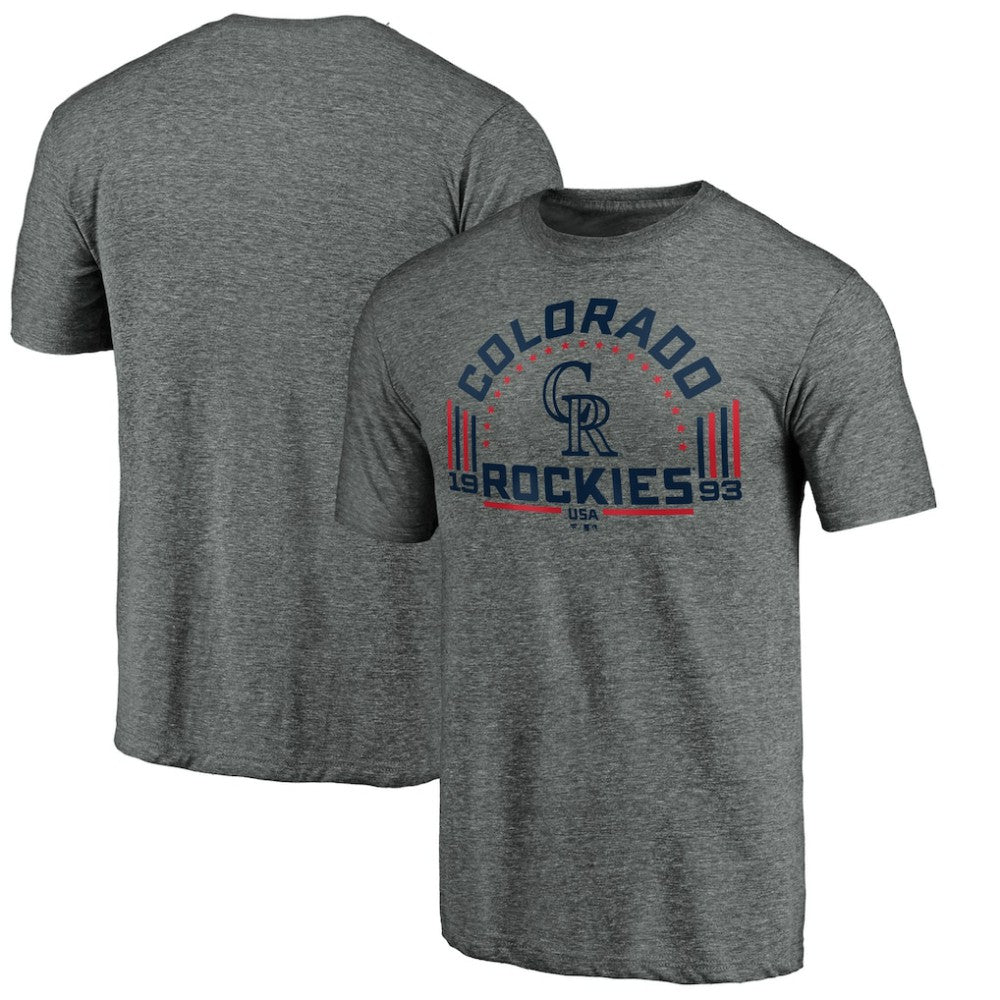 MLB Colorado Rockies Team Freedom Tri-Blend T-Shirt