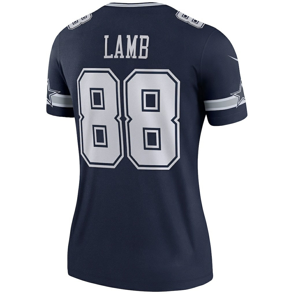 CeeDee Lamb  Women's Legend Player Performance Top - Dallas Cowboys
