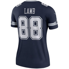 CeeDee Lamb  Women's Legend Player Performance Top - Dallas Cowboys