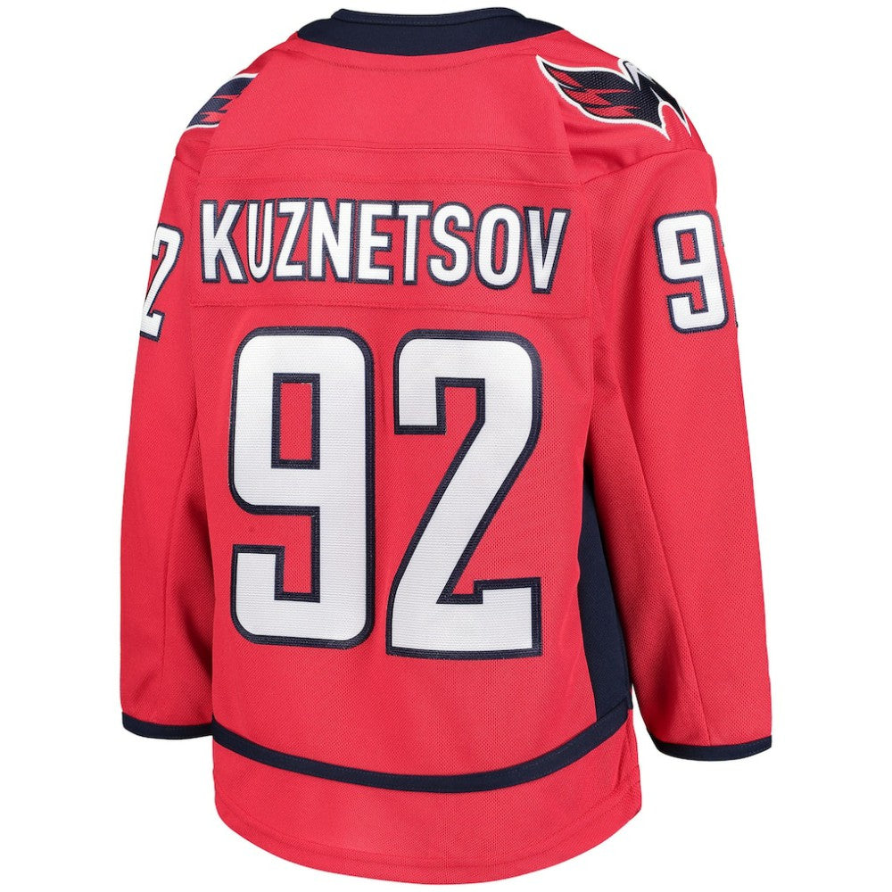NHL Red Evgeny Kuznetsov Washington Capitals Youth Home Premier Player Jersey