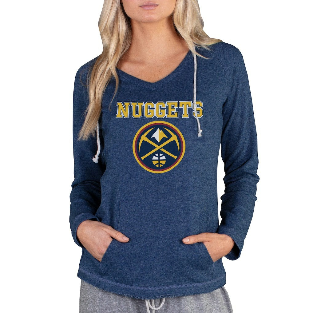 NBA Denver Nuggets Concepts Sport Women's Mainstream Terry Hooded Top sale