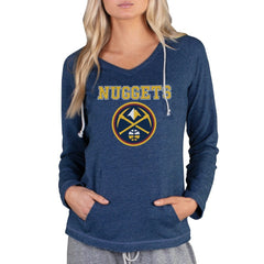 NBA Denver Nuggets Concepts Sport Women's Mainstream Terry Hooded Top sale