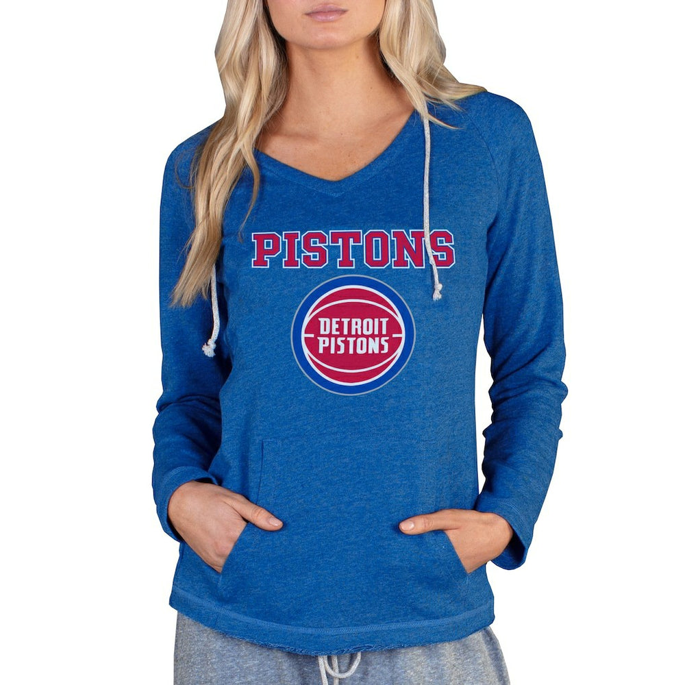 NBA Detroit Pistons Concepts Sport Women's Mainstream Terry Hooded Top sale