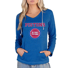 NBA Detroit Pistons Concepts Sport Women's Mainstream Terry Hooded Top sale