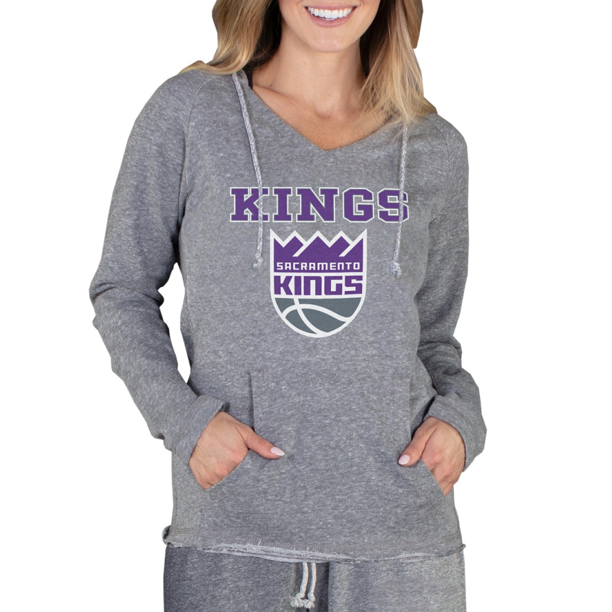 NBA Sacramento Kings Concepts Sport Women's Mainstream Terry Hooded Top