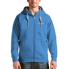 Antigua Victory Full-Zip Hoodie - Los Angeles Chargers