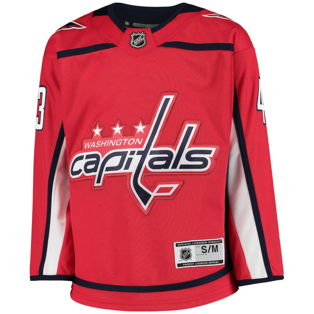 NHL Red Tom Wilson Washington Capitals Youth Home Premier Player Jersey