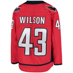 NHL Red Tom Wilson Washington Capitals Youth Home Premier Player Jersey